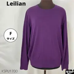 Leilian レリアン ウール100% トップス ニットセーター クルーネック
