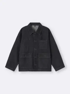 【美品】GUデニムジャケット インディゴブルー