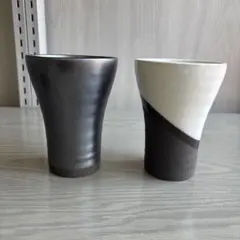 【新品未使用】陶器カップ　2個セット