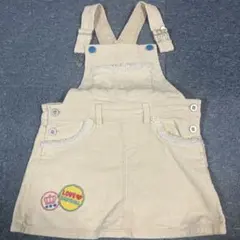 BABYDOLL コーデュロイ オーバーオール スカート