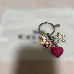 新品✨ COACH キーホルダー チャーム ハート バタフライ スター