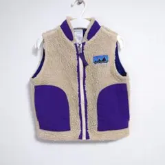 【3歳】Patagonia★ボアベスト★パープル★パタゴニア