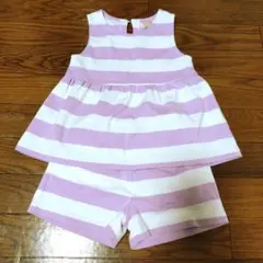 petit main セットアップ　110 ノースリーブ　ショートパンツ　セット
