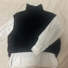BEAMS heart ニットベスト、ブラウス