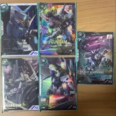 アーセナルベース　νガンダム5枚セット　PR パラレル