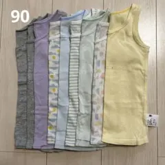 ユニクロ UNIQL メッシュタンクトップ 90サイズ 9枚セット