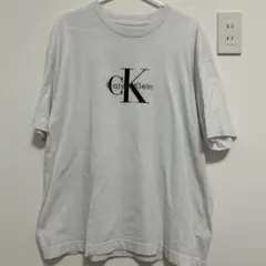Calvin Klein ロゴ 半袖 Tシャツ ホワイト
