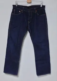 極美品✨ジョンブル 11244 オーセンティックストレート デニムパンツ 34