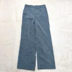 GU コーデュロイパンツ 無地 シンプル カジュアル 秋冬コーデ ウエストゴム