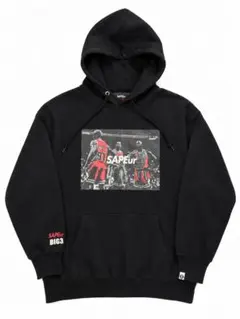 SAPEur サプール BIG3 プルオーバーパーカー ブラック XL NBA