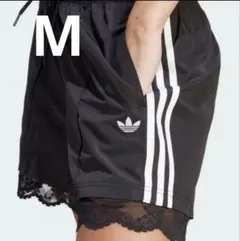 日本未発売 adidas レースサテンショートパンツ M - メルカリ