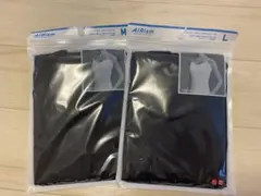 【新品未開封】UNIQLO エアリズム汗とりキャミソール M L 黒２枚セット