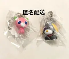 チョコボーロ　お茶犬 ボールチェーン付きマスコット　サクラ　ロン　2種2個セット