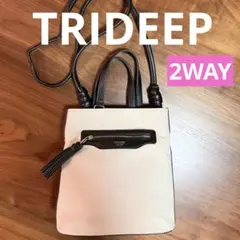 【未使用】TRIDEEP ショルダーバッグ ポシェット　クロスボディ　斜め掛けのサムネイル