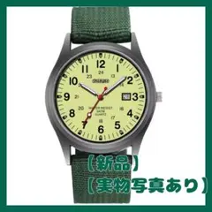 【新品】メンズ 腕時計 カーキ ミリタリー カジュアル おしゃれ