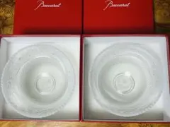 新品未使用Baccarat クリスタルボウル 2個セットバカラアラベスクスモールのサムネイル