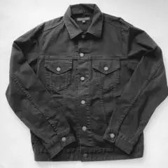 UNIQLOユニクロ　黒デニムジャケット（L）メンズカジュアル