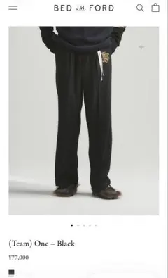 bed jw ford 25aw(Team) One – Black size1のサムネイル