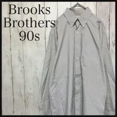 ブルックスブラザーズ 長袖BDチェックシャツ90s Z1171