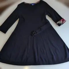 バーバリーブルーレーベル ひざ丈ワンピース