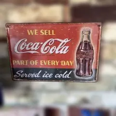 Coca-Cola ヴィンテージメタルサインのサムネイル