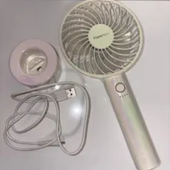 Francfranc ハンディファン USBケーブル付き