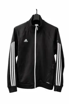 古着 adidas アディダス トラックジャージ 3本ライン　黒