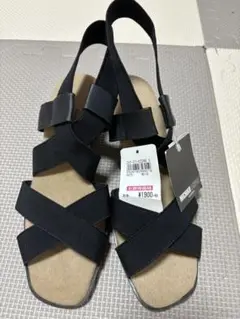 ミチコロンドン　サンダル　黒