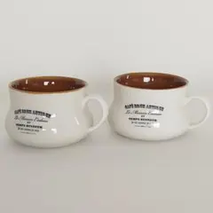 スープカップ シチューカップ マグカップ ペア ２個セット 持ち手付きのサムネイル