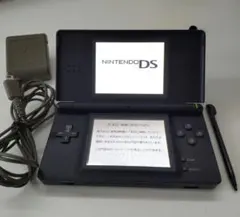 ニンテンドーDS lite エナメルネイビー 本体 紺 充電器