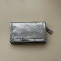 tiny tiny 三つ折り財布 シルバー