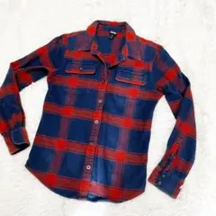 patagonia オーガニックコットン100%チェック　ネルシャツ　M相当
