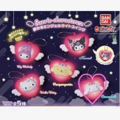 サンリオ　ガチャガチャ　夢みるエンジェルライトスイング シナモロール