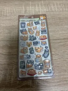 和柄 柴犬 ボンボンドロップシール