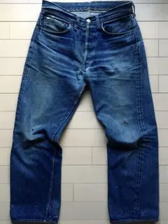 【53モデル】濃紺 501XX 32×29 革パッチ期 50年代 リーバイス