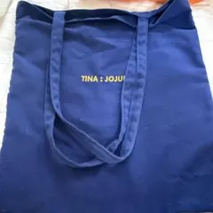 TINA : JOJU ネイビー トートバッグ