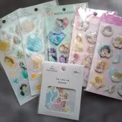 ディズニープリンセス　シールセット　計6点