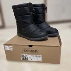 【美品】OUTDOOR スノーブーツ ブラック 23.5のサムネイル