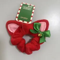 Claire's 猫耳 シュシュ クリスマス(子ども用)のサムネイル