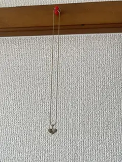 ハート型ストーン付きネックレス