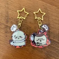 ちいかわ　韓国　アクリルキーホルダー　アクキー　くりまんじゅう　ラッコ