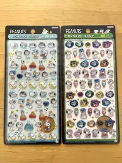 正規品　スヌーピー　PEANUTS ボンボンドロップシール　２枚　※バラ売りも可