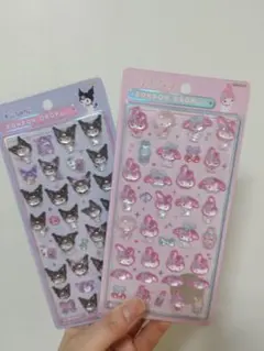 【正規品】ボンボンドロップシール　第一弾　クロミ　マイメロ　2枚セット　サンリオ