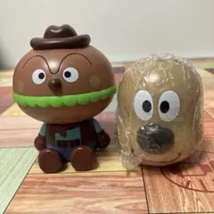アンパンマン　おっきなマスコットフィギュア　ハンバーガーキッド　チーズ2体セット