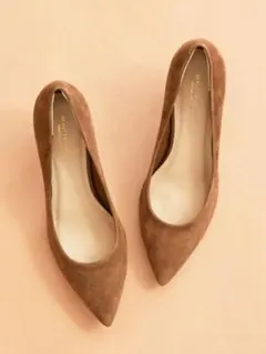 BEAUTY&YOUTH ポインテッドトゥパンプス ミッドブラウン 36