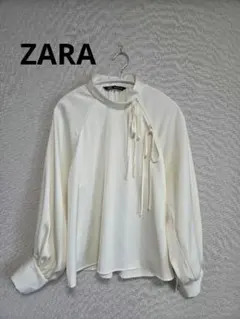 ZARA 長袖ブラウス オフホワイト
