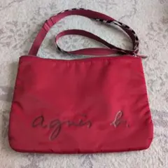 本日限定値下げ！agnès b. レッド サコッシュ