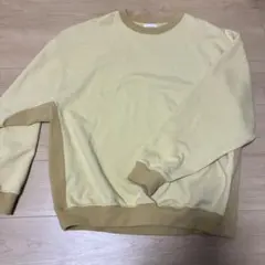クリーム色 コットン混紡 スウェットのサムネイル