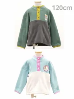 【美品】ディズニー　プルオーバーフリース2枚セット　120cm