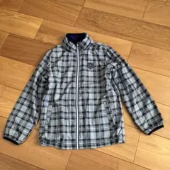 キッズ チェック柄 フード付き ジャケット